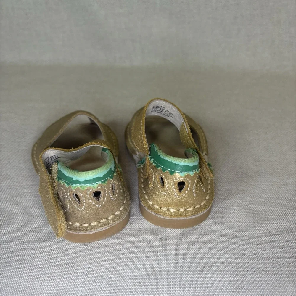 Livie & Luca Sandals Kids 4 Kea Gold Watermelon Mary Jane Open Toe Shoes Limited